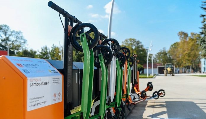 Станции для кикшеринга