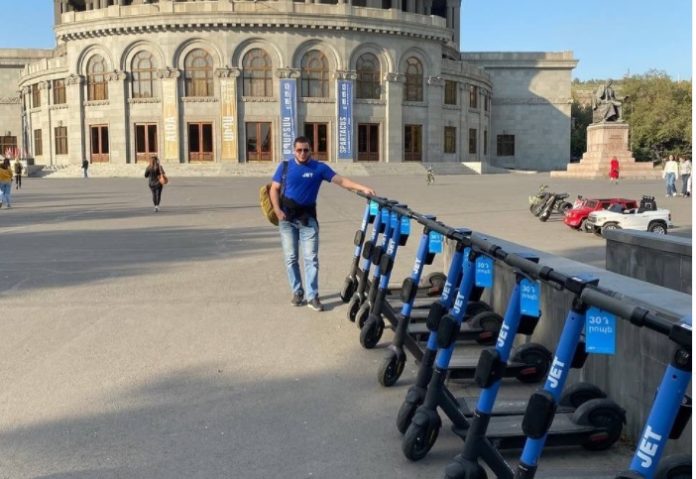 Кикшеринг в Казахстане