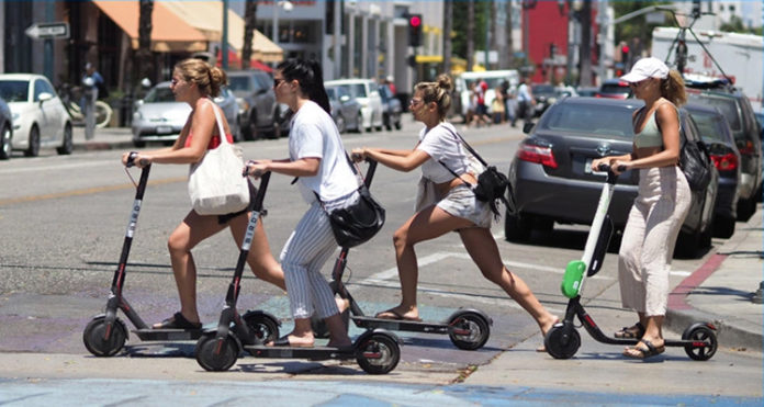 сервисов аренды электросамокатов